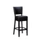 Alto Faux Leather Bar Stool - Black