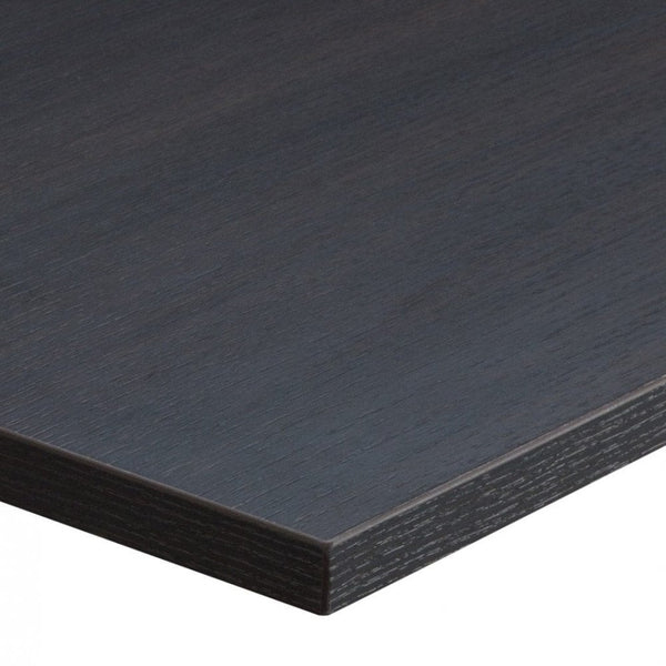 Black Brown Sorano Oak Laminate Restaurant Table Top - 25mm