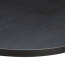 Black Brown Sorano Oak Laminate Restaurant Table Top - 25mm