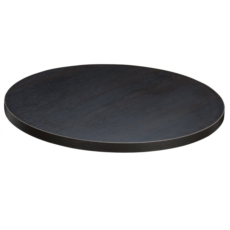 Black Brown Sorano Oak Laminate Restaurant Table Top - 25mm
