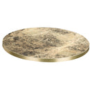 Breccia Paradiso Gloss Marble Laminate Restaurant Table Top - 25mm