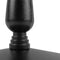 Manor Twin Leg Pedestal Candelabra Black Cast Iron Table Base