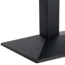 Pyramid Rectangular Single Pedestal Cast Iron Table Base