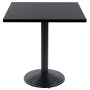 Ripple Round Black Cast Iron Table Base