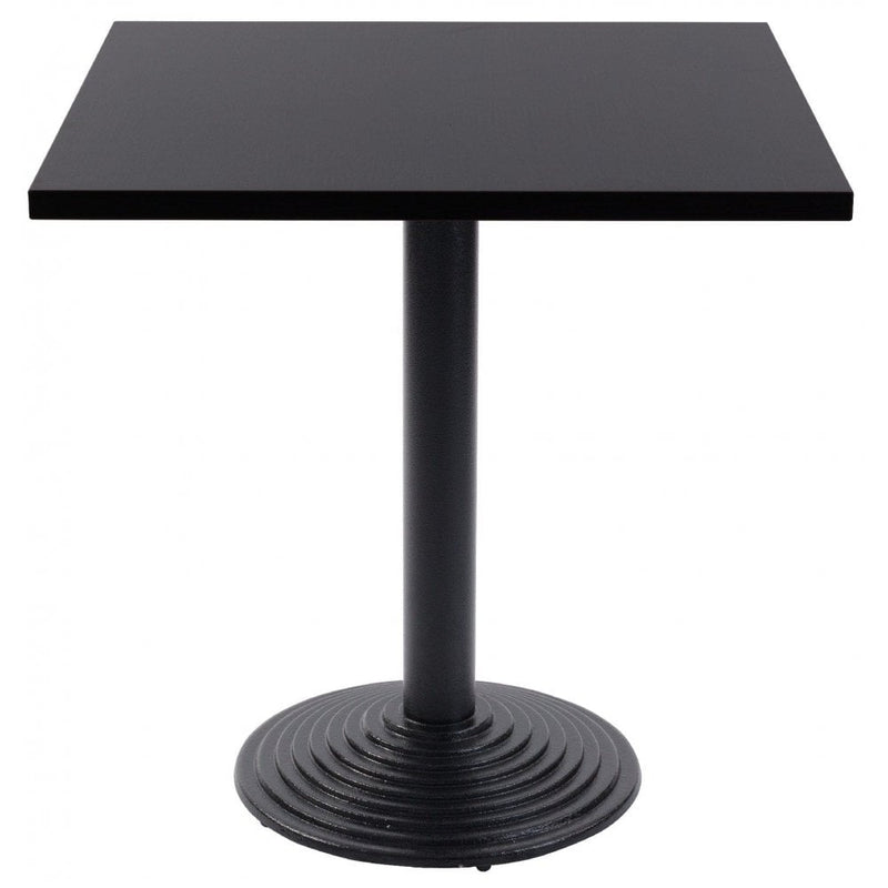 Ripple Round Black Cast Iron Table Base