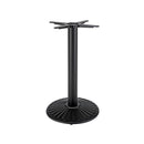 Crewe Small Round Black Cast Iron Table Base
