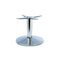 Dome Small Round Chrome Cast Iron Table Base