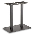 Profile Rectangle Twin Pedestal Cast Iron Table Base