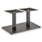 Profile Rectangle Twin Pedestal Cast Iron Table Base