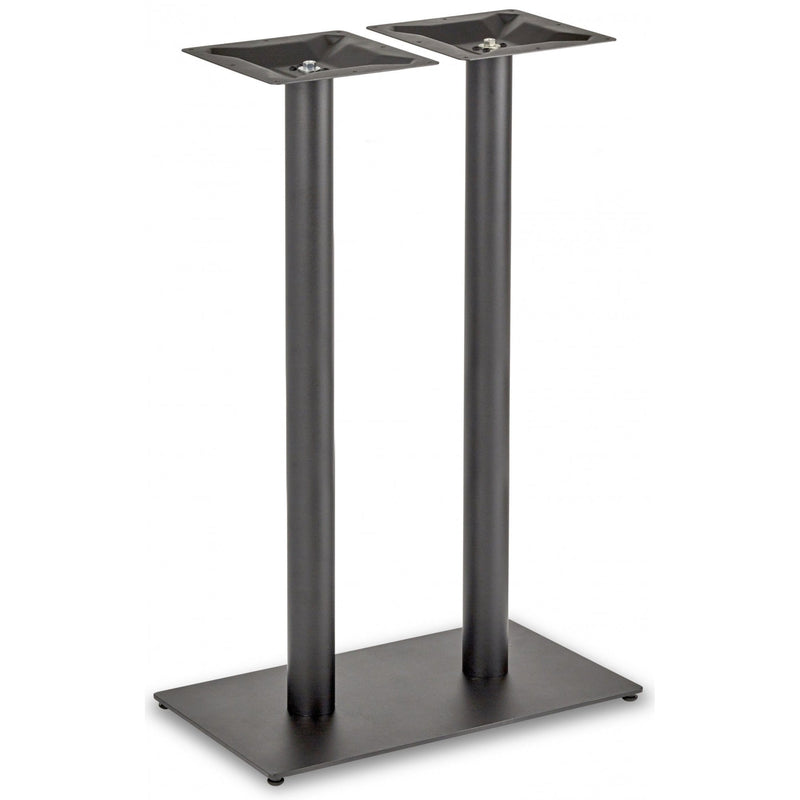 Profile Rectangle Twin Pedestal Cast Iron Table Base