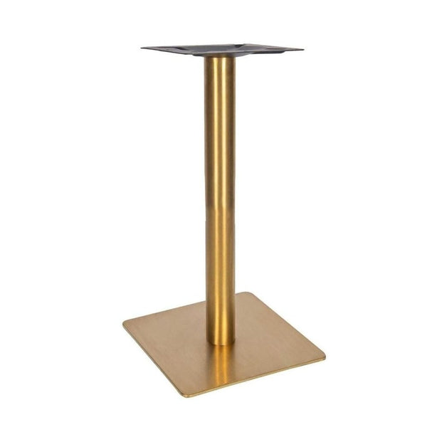 Zeus Square Brass Table Base - Small