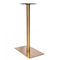 Zeus Brass Table Base - Rectangle Single Pedestal