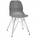 Shoreditch N Metal Side Chair - Chrome
