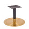 Zeus Round Brass Black Table Base - Large