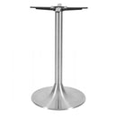 Trumpet Large Round Stainless Steel Table Base