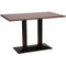 Quattro Rectangular Twin Pedestal Cast Iron Table Base