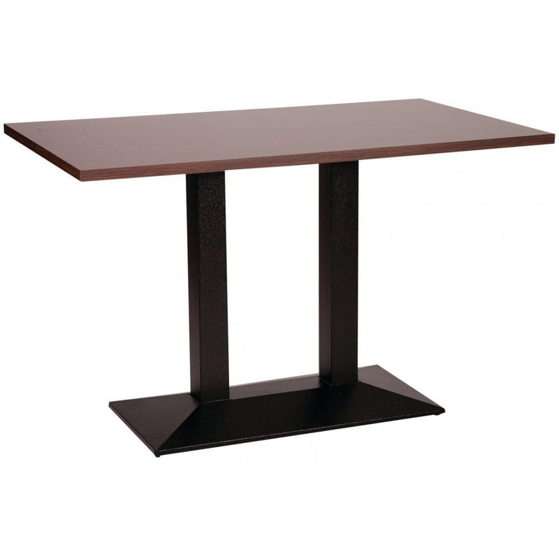 Quattro Rectangular Twin Pedestal Cast Iron Table Base