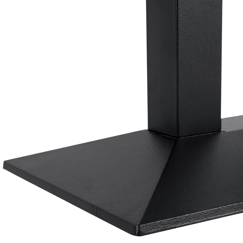 Quattro Rectangular Twin Pedestal Cast Iron Table Base