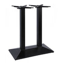 Quattro Rectangular Twin Pedestal Cast Iron Table Base