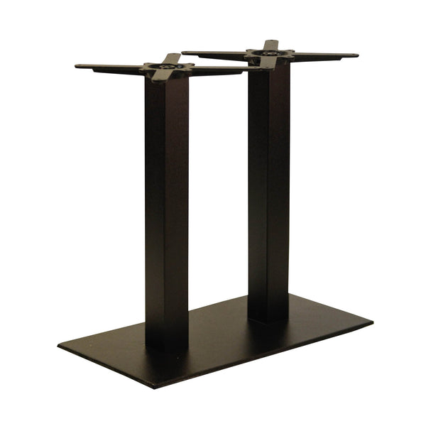 Forza Rectangle Twin Pedestal Cast Iron Table Base