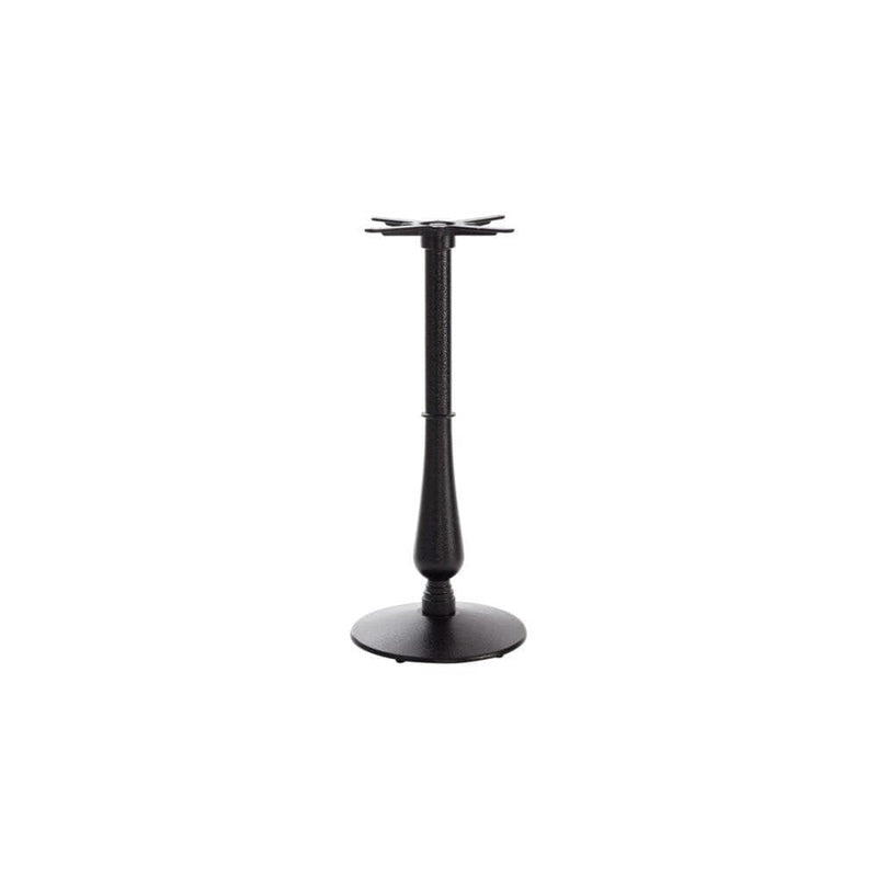 Candelabra Medium Black Round Cast Iron Table Base