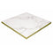 White Gold Calcatta Marble Gloss Laminate Restaurant Table Top - 25mm