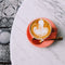 White Carrara Real Marble Restaurant Table Top - 20mm - Bullnose Edge