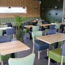 Serranto Oak Stain Solid Ash Restaurant Table Top - 25mm