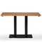 Serranto Oak Stain Solid Ash Restaurant Table Top - 25mm