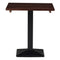 Bella Noce Walnut Stain Solid Ash Restaurant Table Top - 25mm