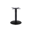Crewe Small Round Black Cast Iron Table Base