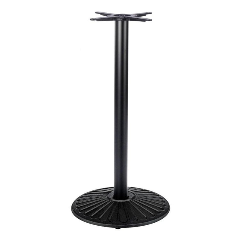 Crewe Medium Round Black Cast Iron Table Base