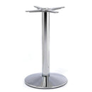 Dome Small Round Chrome Cast Iron Table Base