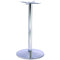 Dome Medium Round Chrome Cast Iron Table Base