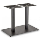 Profile Rectangle Twin Pedestal Cast Iron Table Base