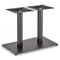 Profile Rectangle Twin Pedestal Cast Iron Table Base