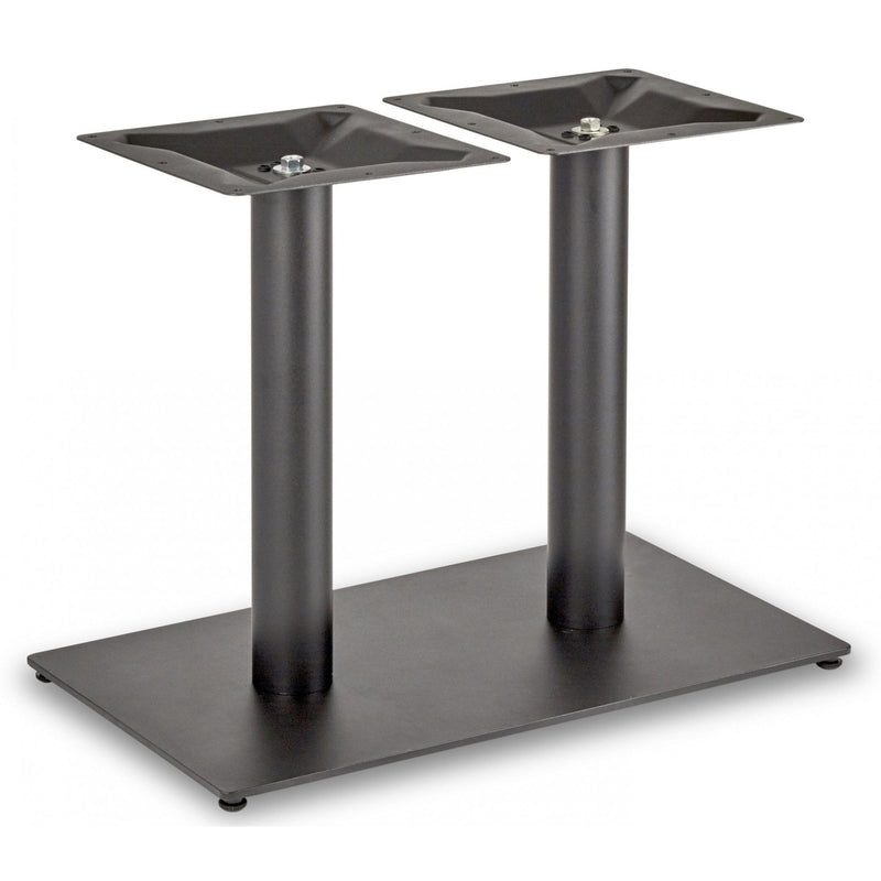 Profile Rectangle Twin Pedestal Cast Iron Table Base