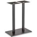 Profile Rectangle Twin Pedestal Cast Iron Table Base