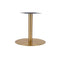 Zeus Round Vintage Brass Table Base - Small