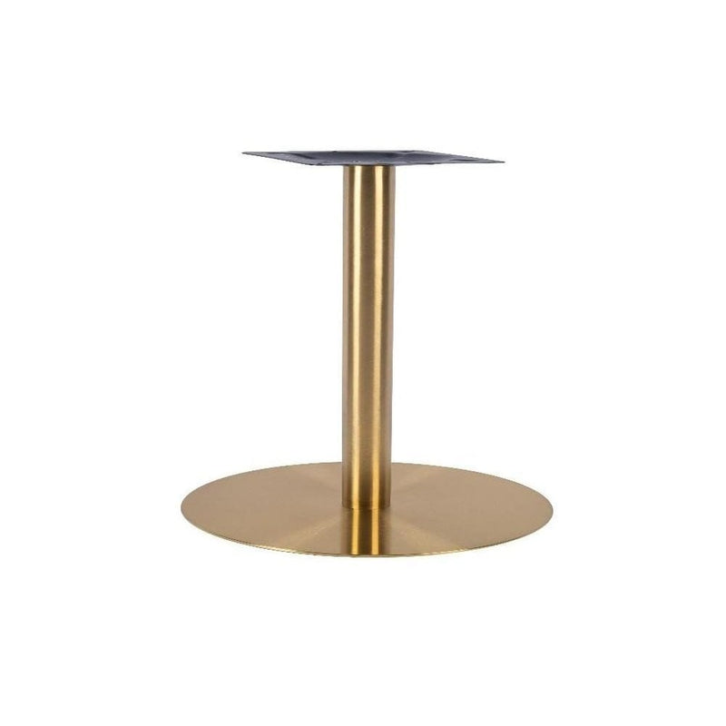 Zeus Round Vintage Brass Table Base - Small