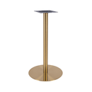 Zeus Round Vintage Brass Table Base - Small