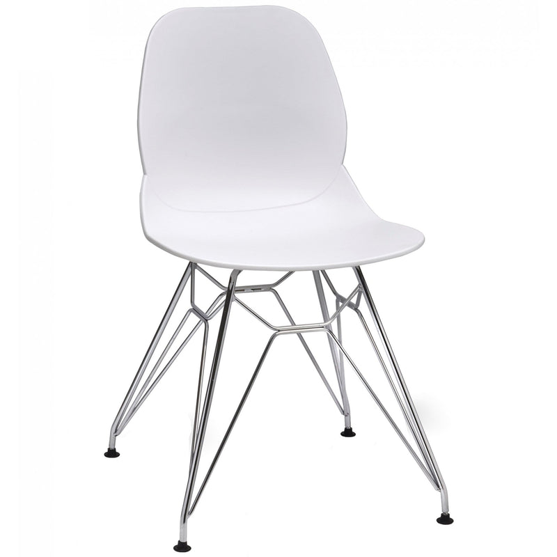 Shoreditch N Metal Side Chair - Chrome
