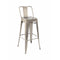 Tolix French Bistro Industrial High Bar Stool
