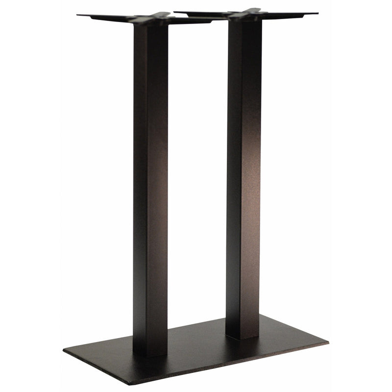 Forza Rectangle Twin Pedestal Cast Iron Table Base