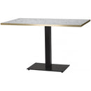 Tokyo Single Pedestal Rectangle Cast Iron Table Base