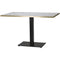 Tokyo Single Pedestal Rectangle Cast Iron Table Base