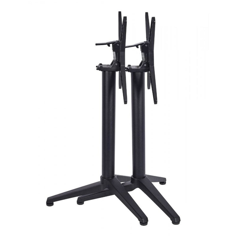Bruges Black Outdoor Three Leg Table Base