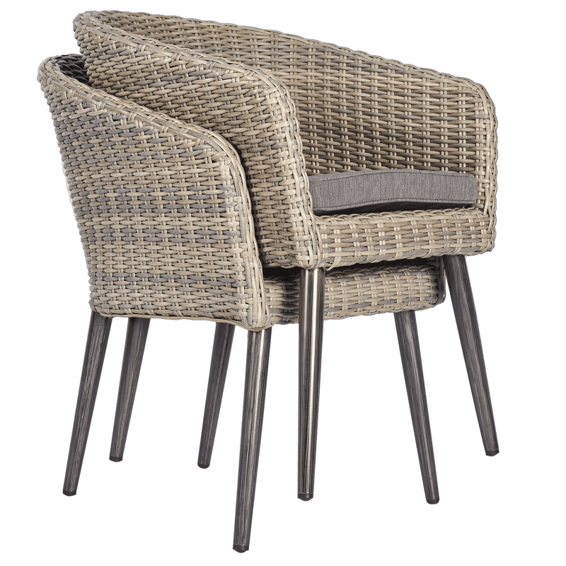 Hanover Outdoor Stacking Tub Chair