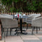 Hanover Outdoor Stacking Tub Chair