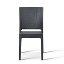Canterbury Outdoor Rattan Stacking Side Chair
